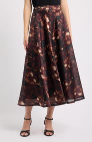 Anne Klein Full Circle Midi Skirt