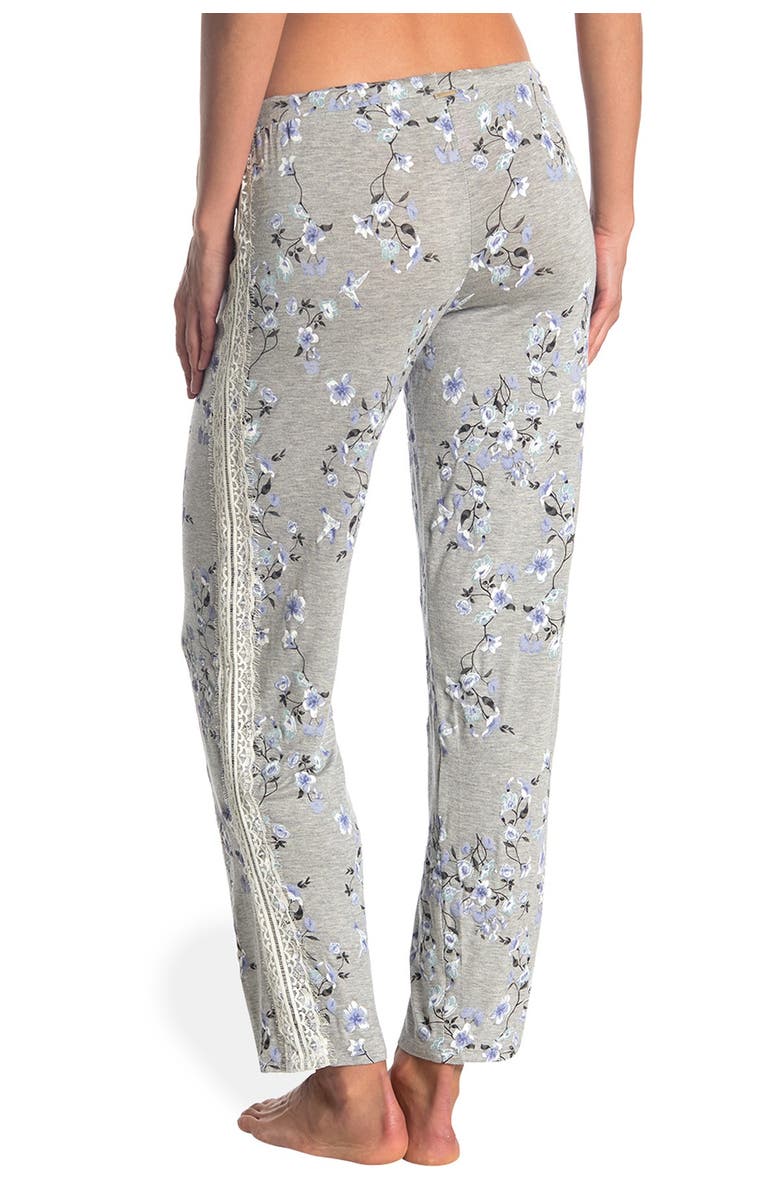 Vince Camuto Gabriela Lace Trim Stretch Pajama Pants, Alternate, color,