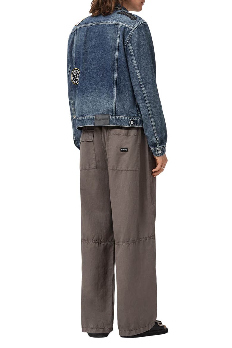 Echo Wide Leg Trousers, Alternate, color, GULL GREY