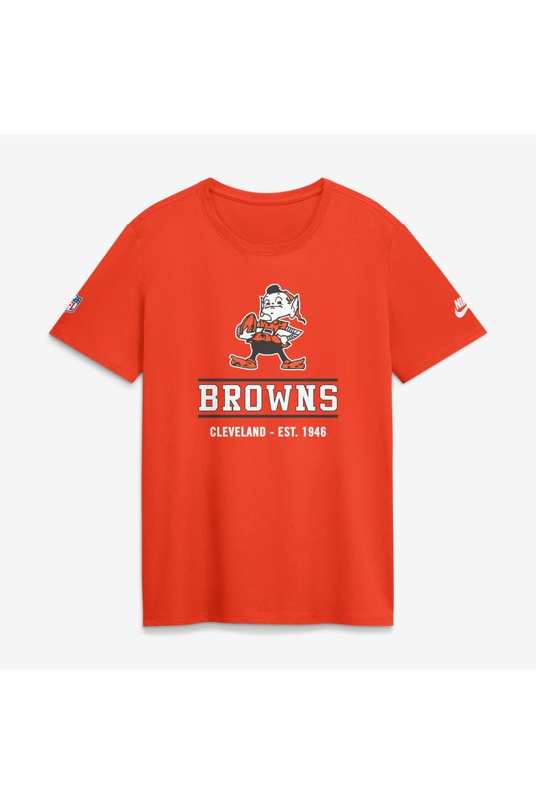 Women's Nike Orange Cleveland Browns Sideline Alt Dri-FIT T-Shirt, Main, color, Orange