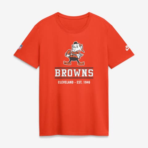 Women's Nike Orange Cleveland Browns Sideline Alt Dri-FIT T-Shirt