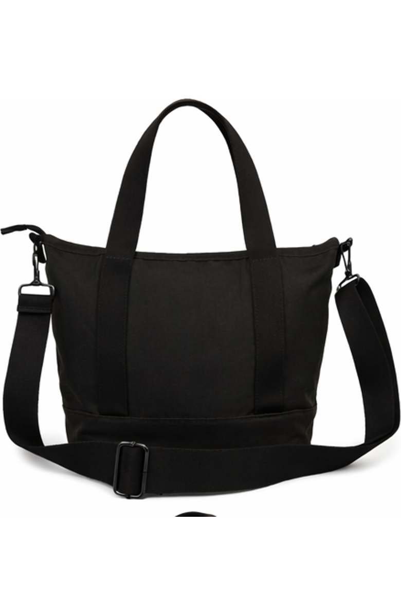 Manhattan Portage Waxed Nylon Rego Tote, Alternate, color, Black