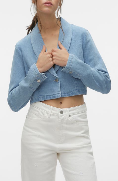 Natalia Crop Denim Jacket