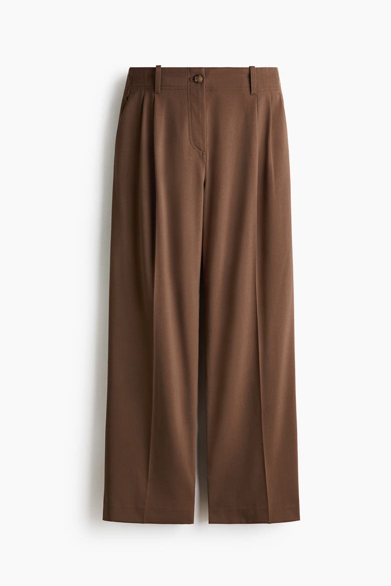 Tailored Trousers, Alternate, color, Brown