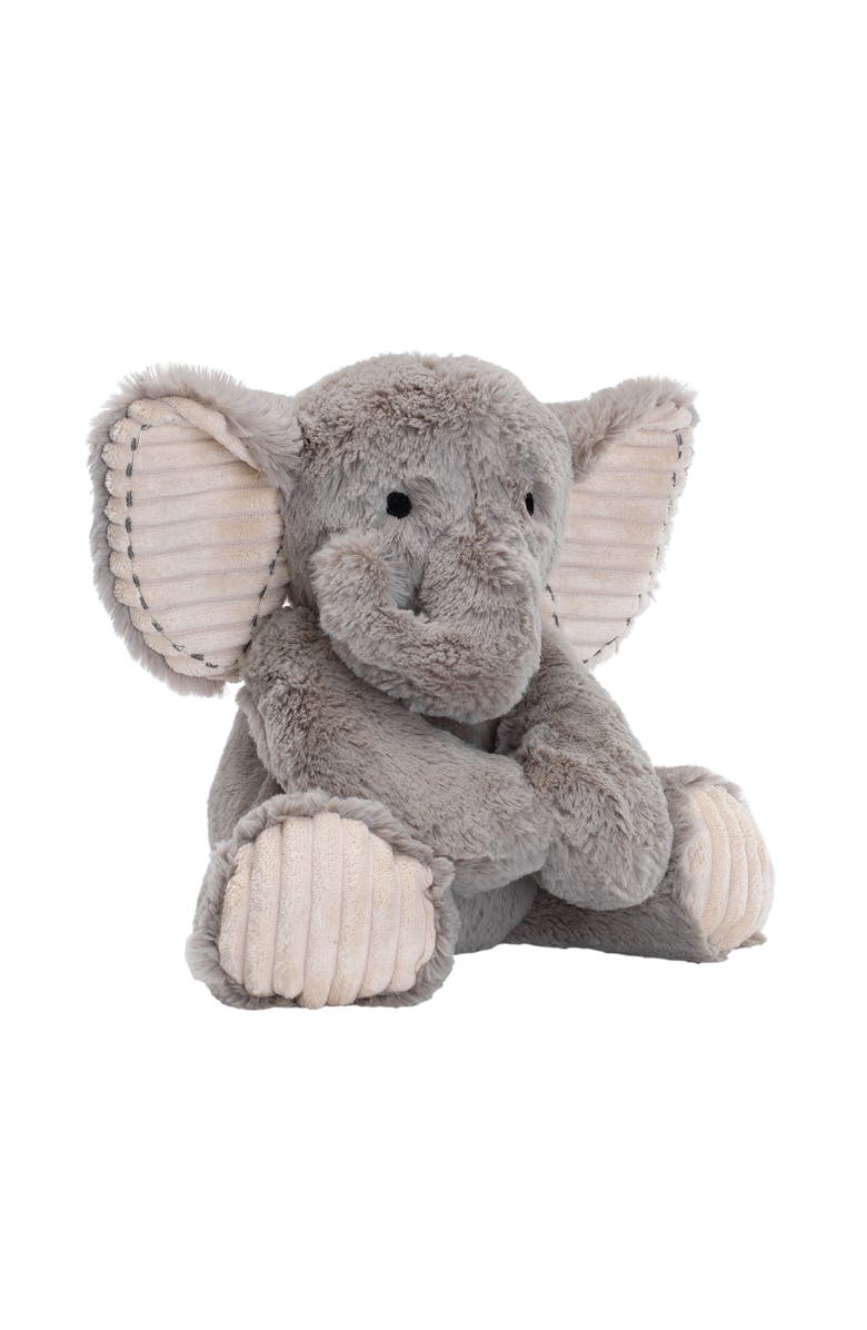 Lambs & Ivy Jungle Safari Plush Elephant Stuffed Animal Toy Plushie - Jett, Alternate, color, Gray