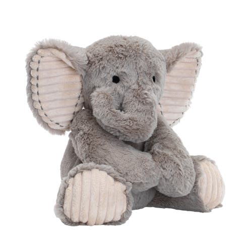 Lambs & Ivy Jungle Safari Gray Plush Elephant Stuffed Animal Toy Plushie In Gray