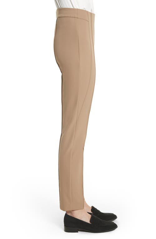 Lafayette 148 New York Gramercy Acclaimed Stretch Pants In Brown