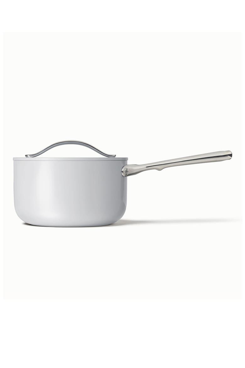 Nonstick Ceramic 3-Quart Sauce Pan with Lid, Alternate, color, GRAY