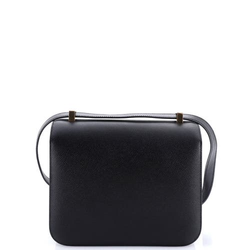 Pre-owned Hermes Hermes Constance Bag Epsom 24 In Black
