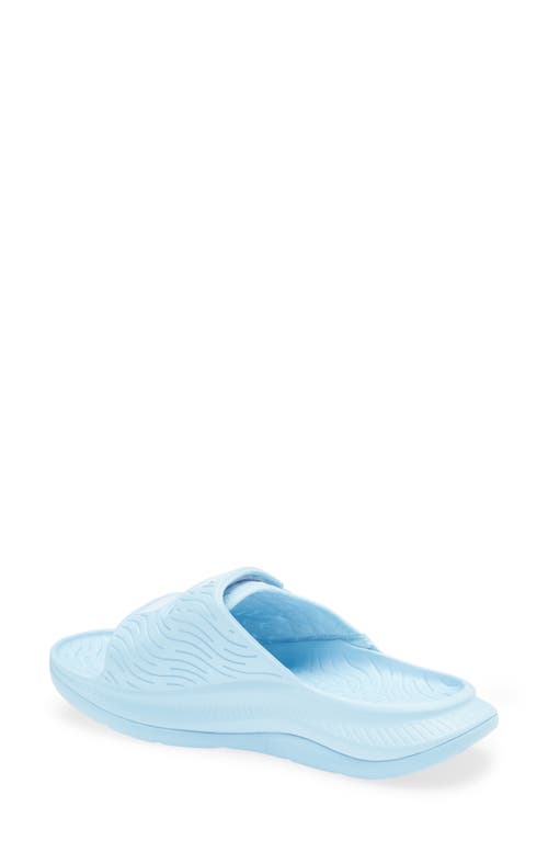 Hoka Gender Inclusive Ora Luxe Slide Sandal In Summer Song/ice Flow