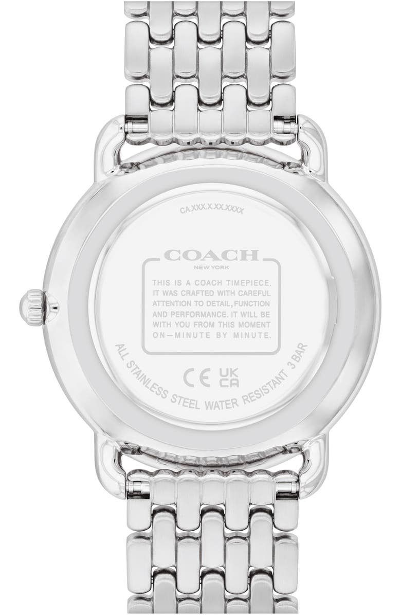 COACH Elliot Bracelet Watch, 36mm, Alternate, color, Chalk