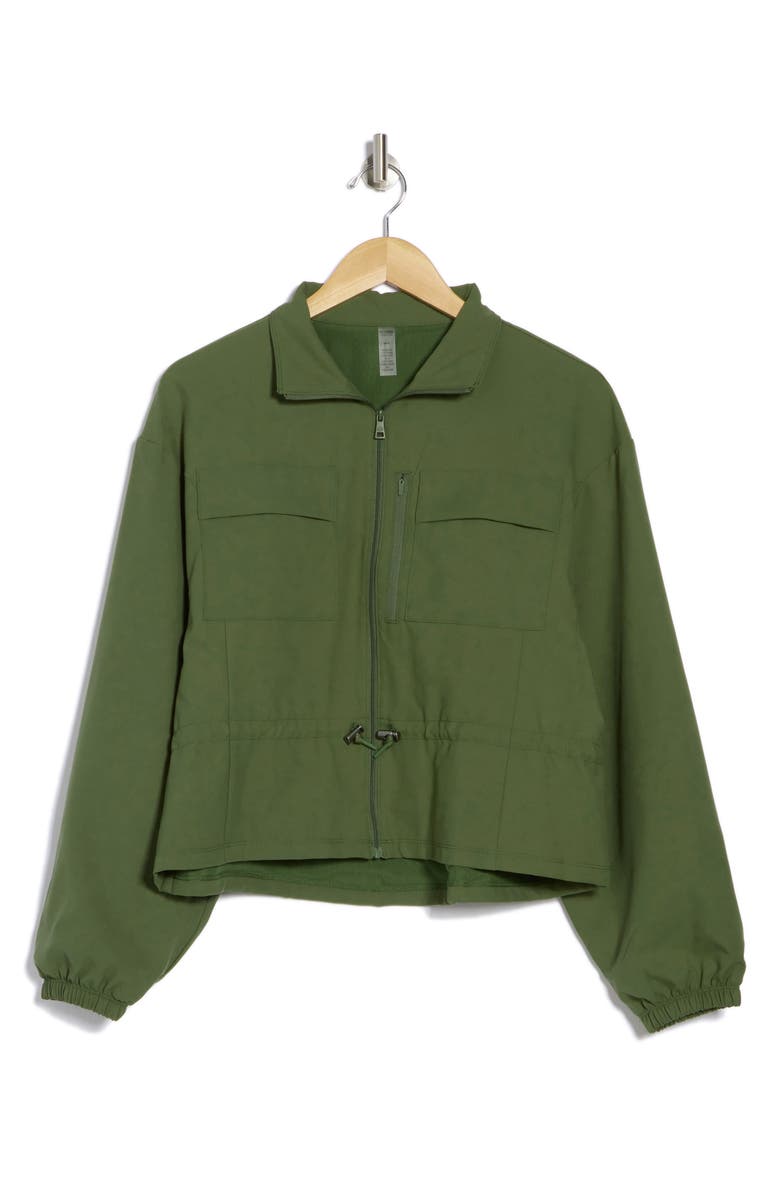 Beyond Yoga City Chic Jacket, Alternate, color, Palm Leaf Green