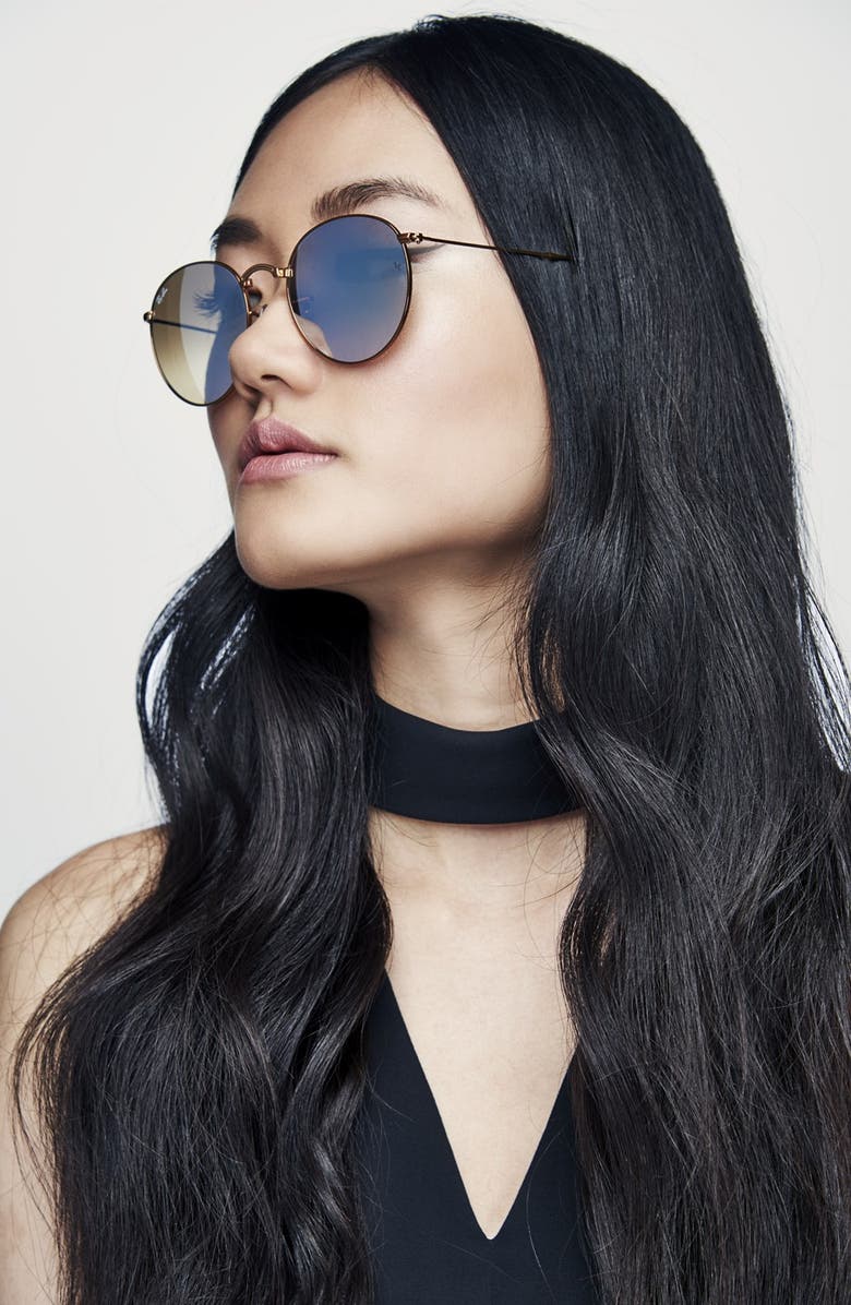 Ray-Ban Icons 50mm Folding Sunglasses, Alternate, color,