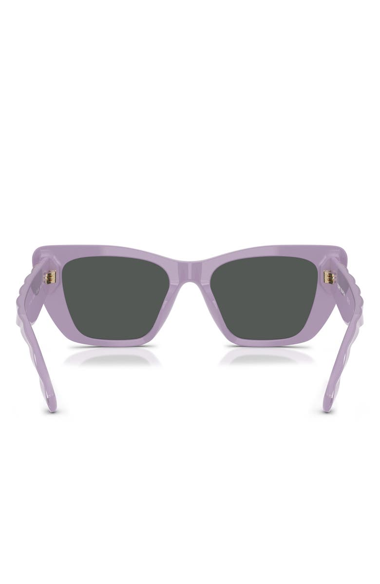 Tory Burch 52mm Cat Eye Sunglasses, Alternate, color, Purple / Grey