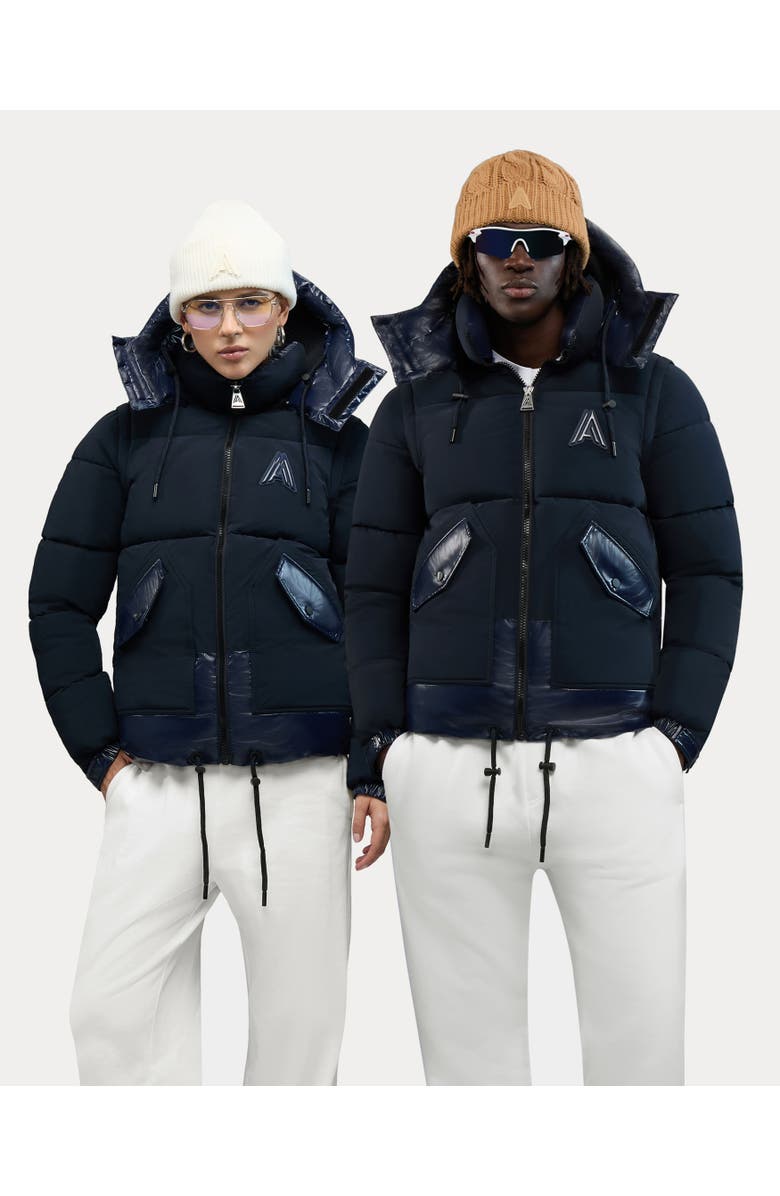 Alpenhaus Megeve 2-In-1 Relaxed Fit Puffer, Main, color, Midnight