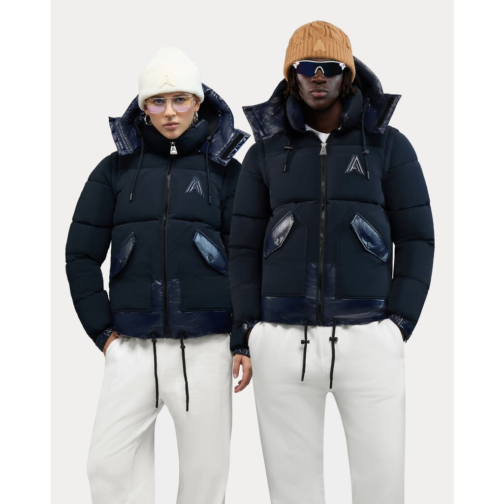 Alpenhaus Megeve 2-in-1 Relaxed Fit Puffer In Blue