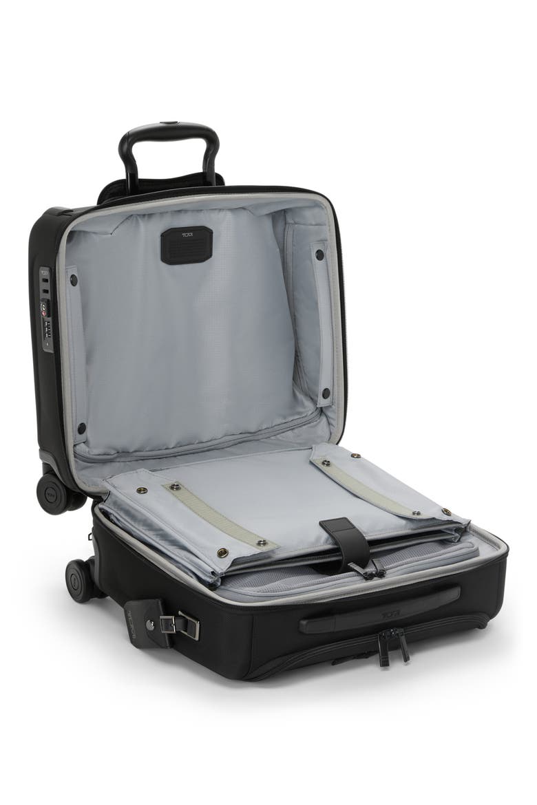 Alpha Compact Carry On, Alternate, color, BLACK