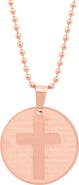 STEELTIME Lord's Prayer Cross Pendant Necklace