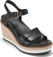 Cole Haan Ronnie Cloudfeel Espadrille Platform Wedge Sandal