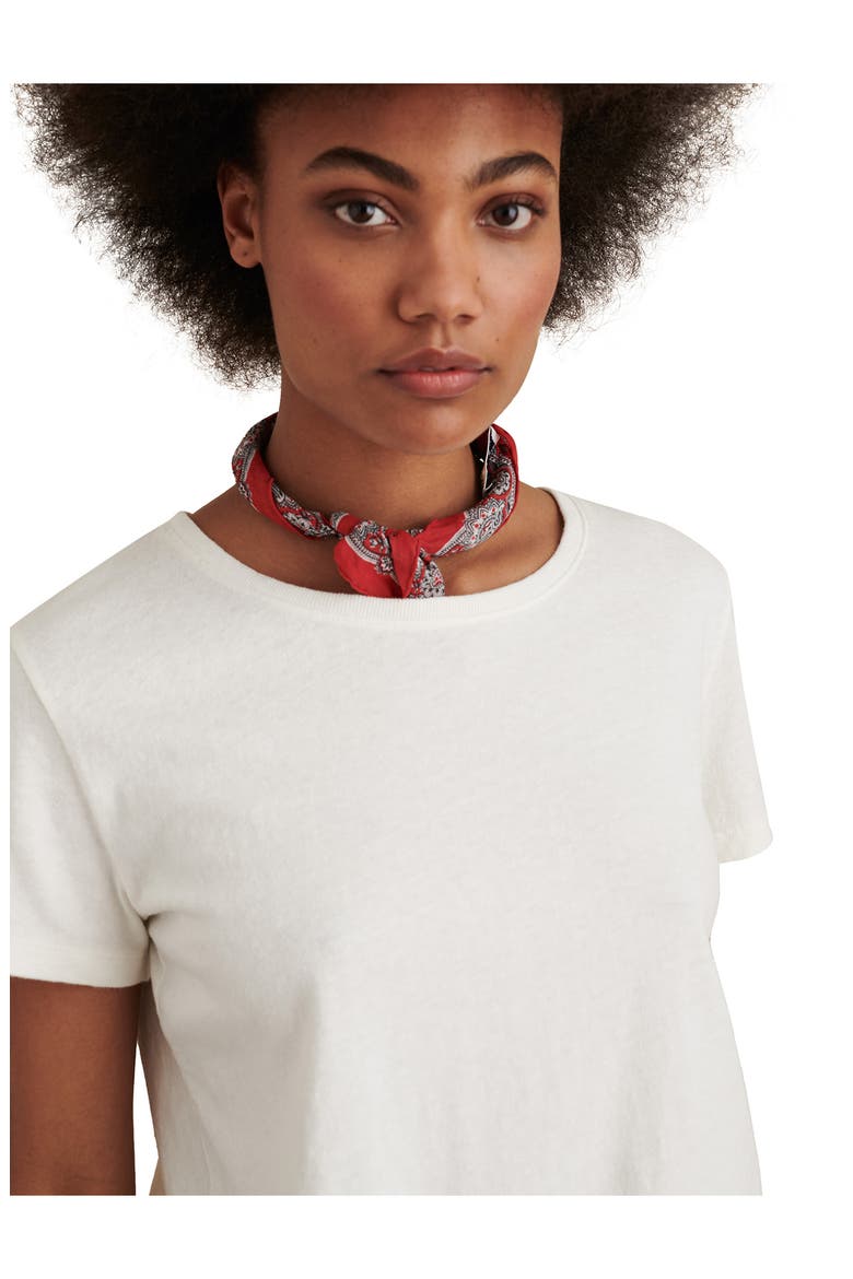 Crewneck T-Shirt, Alternate, color, WHITE