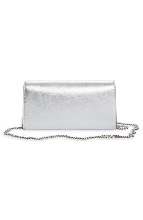 Jimmy Choo Bing Crystal Metallic Leather Wallet