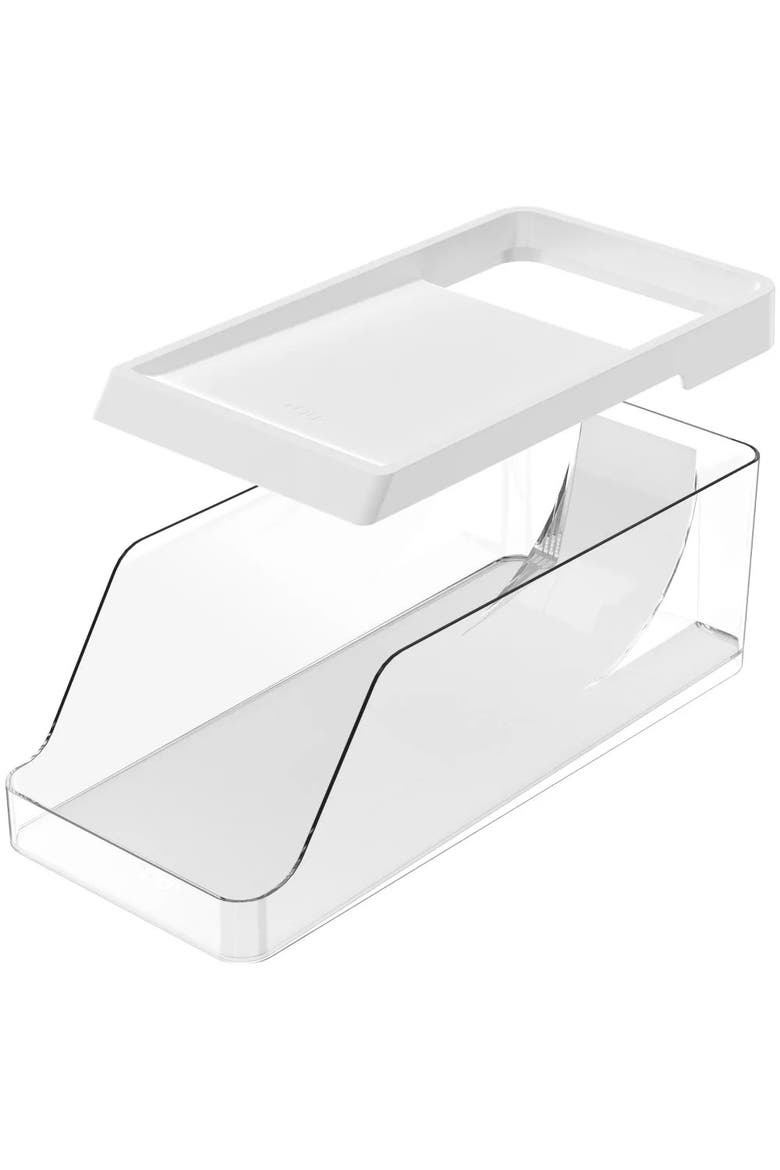 Clear Rolling BPA Free Can Dispenser Organizer 4 Piece Set, Alternate, color, Clear