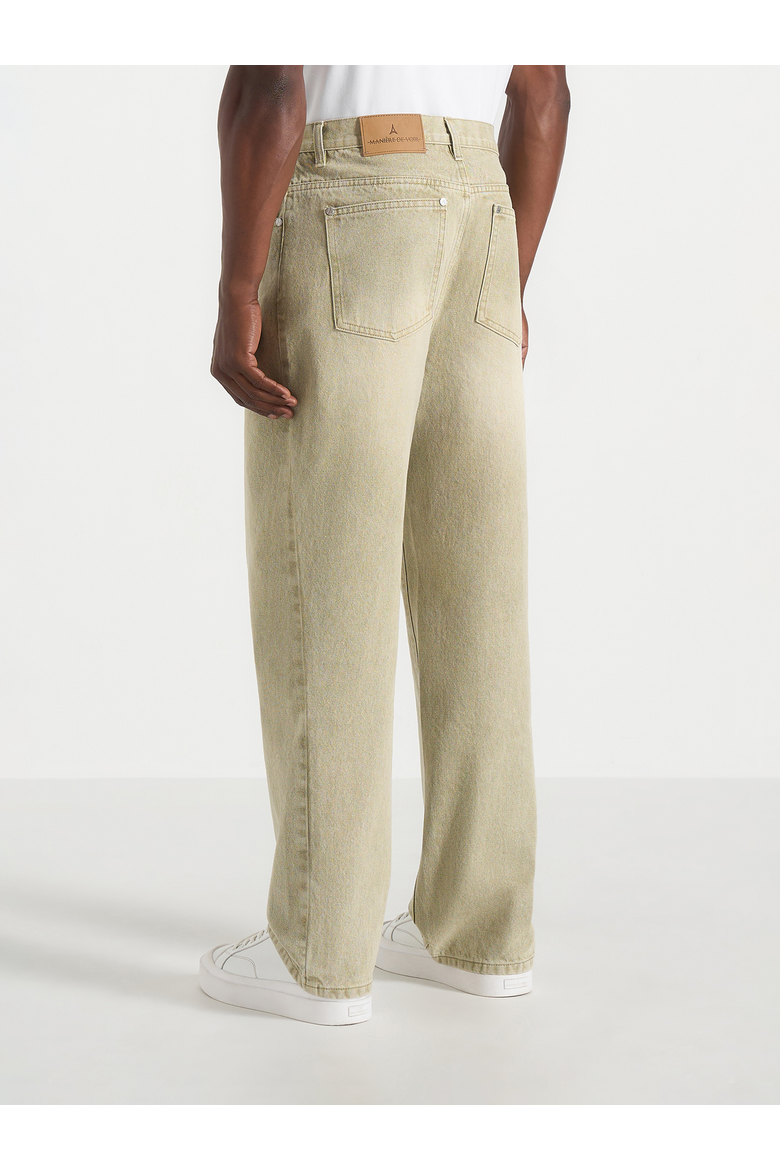 DN002 Relaxed Fit Denim Jeans, Alternate, color, Sage