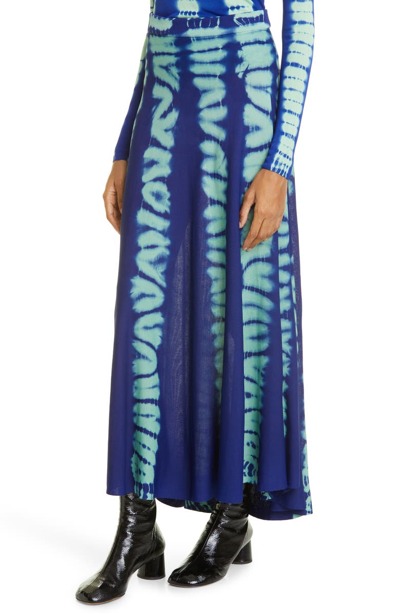 Proenza Schouler Tie Dye Maxi Skirt, Alternate, color,