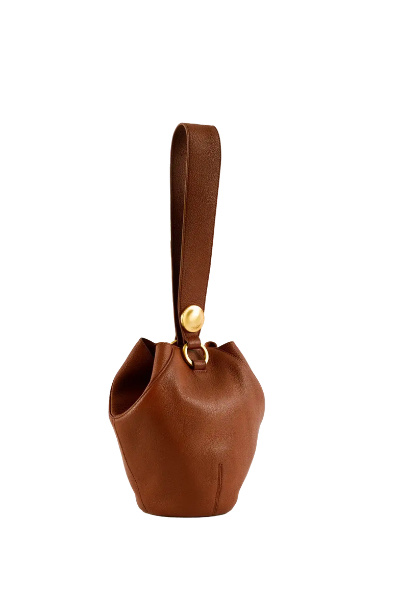 Esthera 2PM Leather Handbag, Alternate, color, Brown