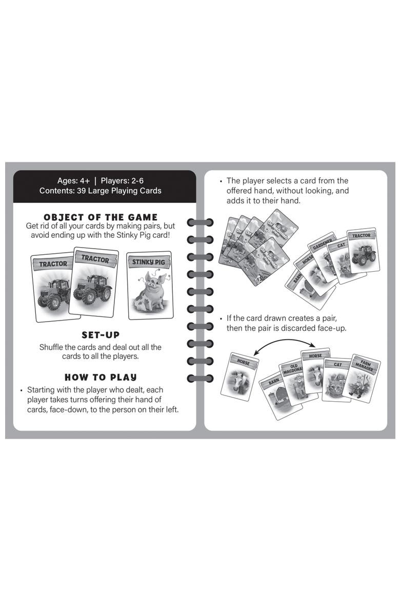 Old MacDonald - Stinky Pig Card Game, Alternate, color, Multicolor