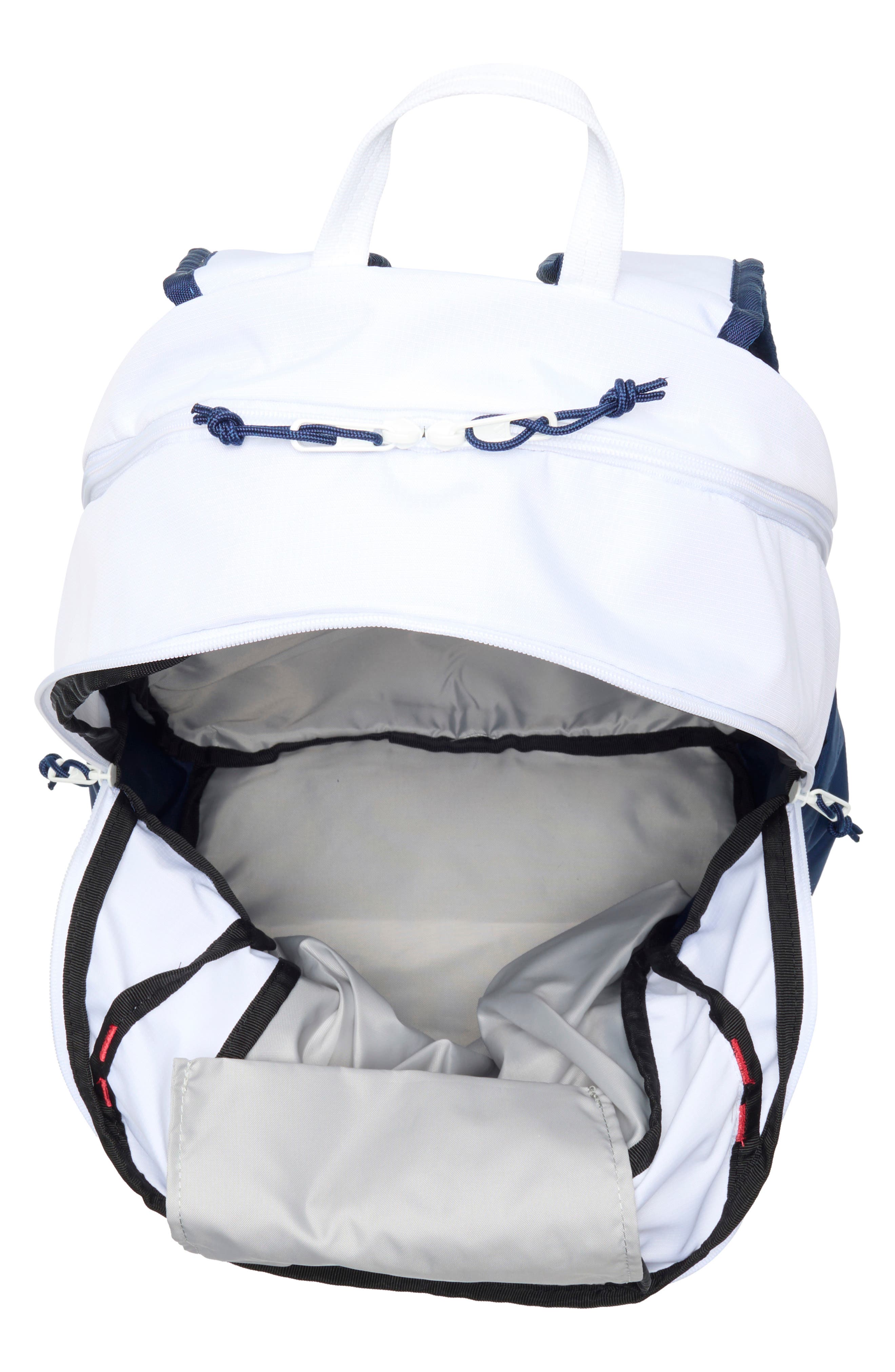 Defender 5 Backpack, Alternate, color, WHITE/ INDIGO/ PURE RUBY RED