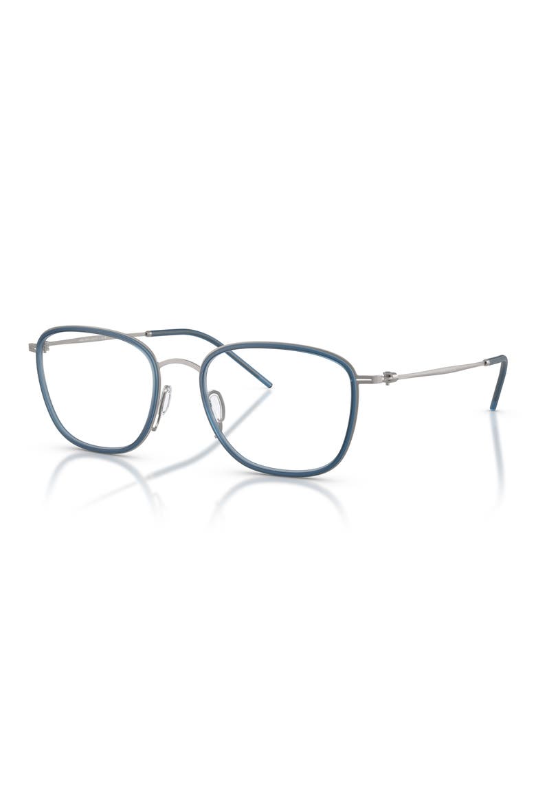 51mm Pillow Optical Glasses, Alternate, color, MATTE GUNMETAL / DEMO LENS