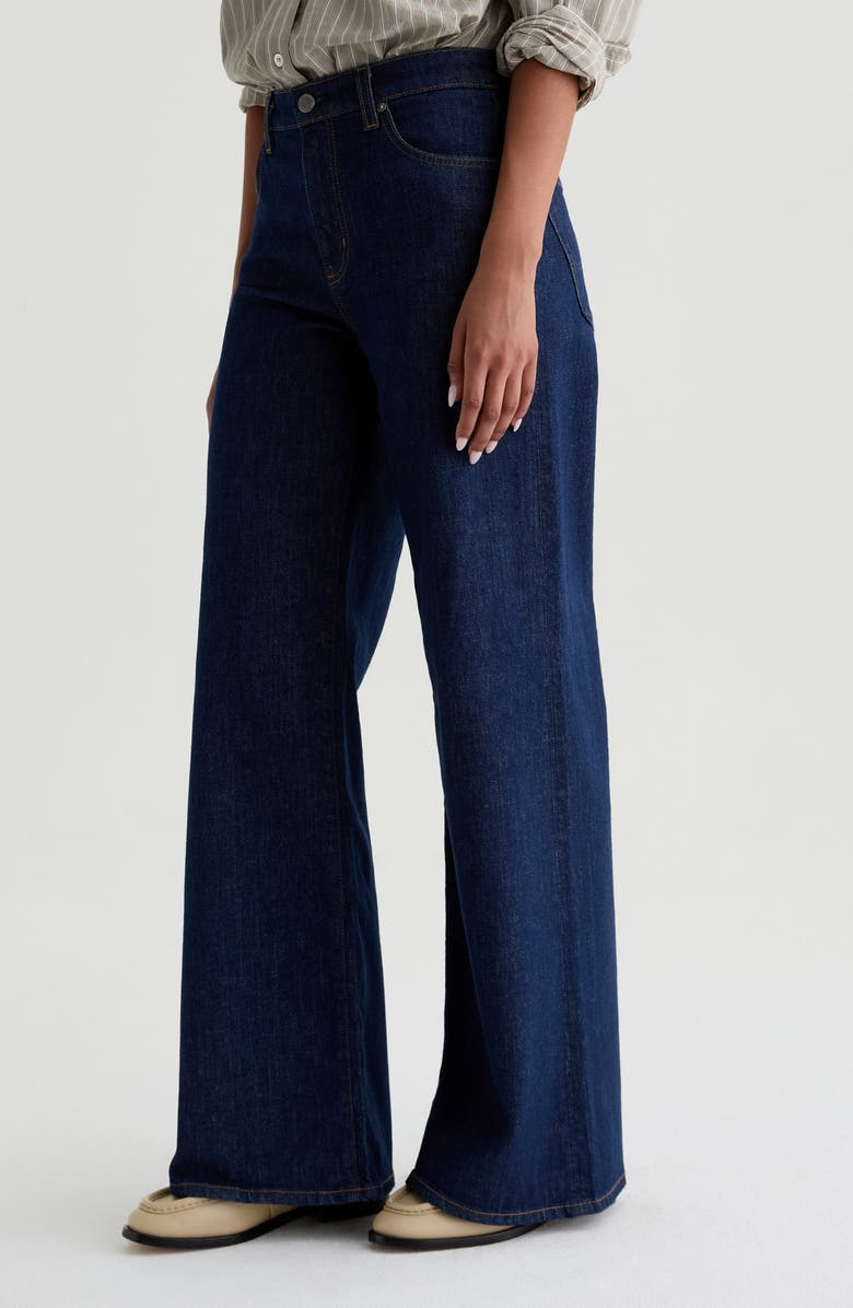 AG Saige Mid Rise Wide Leg Jeans, Alternate, color, Symmetry