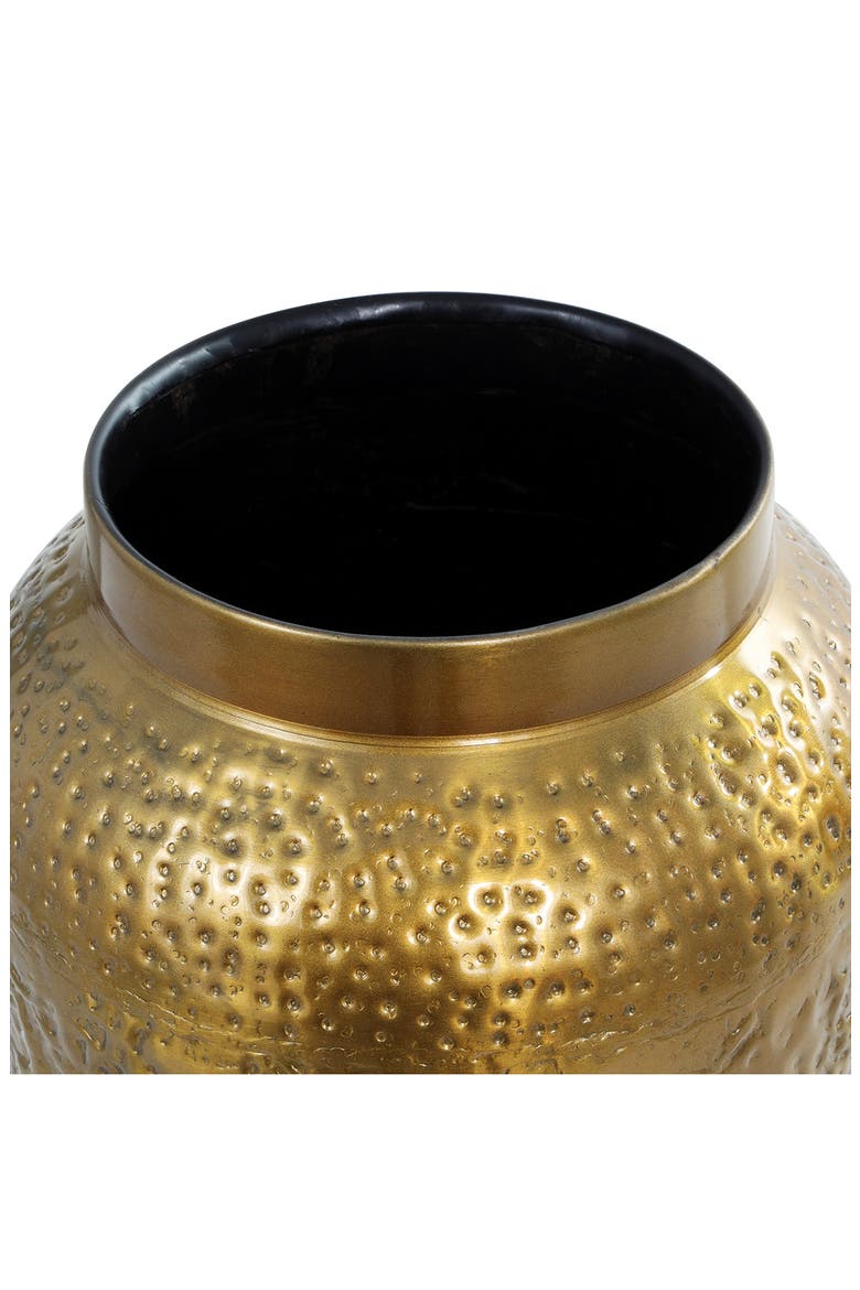 Metal Vase, Alternate, color, GOLD