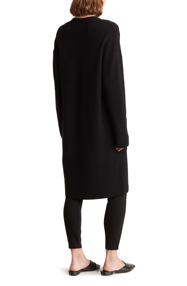 BY DESIGN Mel Pocket Cardigan Duster, Alternate, color, Black