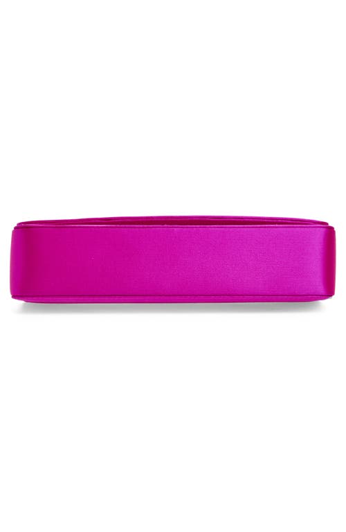 L'alingi Malika Jewel Handle Clutch In Hot Pink