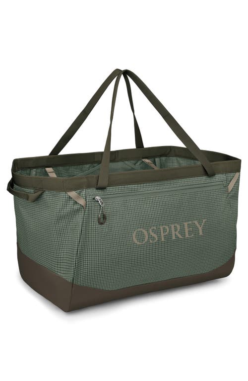 Osprey Transporter 60-liter Gear Tote In Pine Leaf/earl Grey