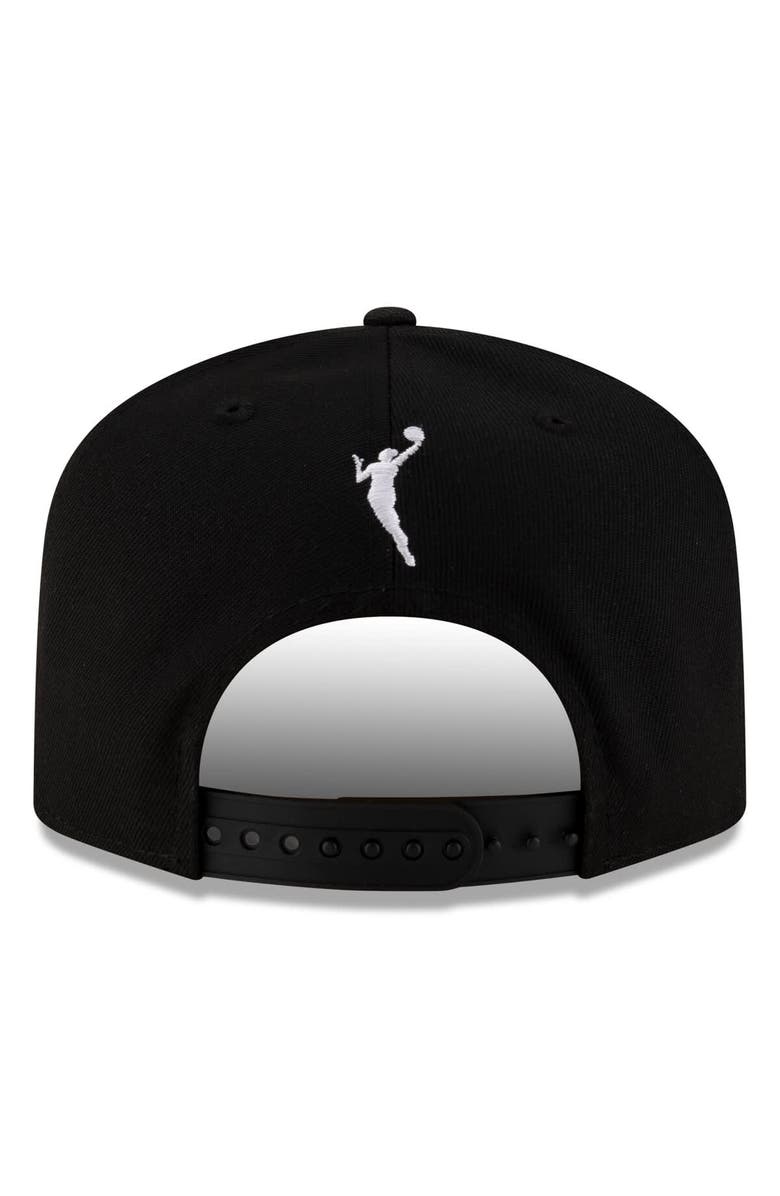 New Era Unisex New Era Black/Gold Los Angeles Sparks 2025 WNBA Draft A-Frame 9FIFTY Snapback Hat, Alternate, color, 