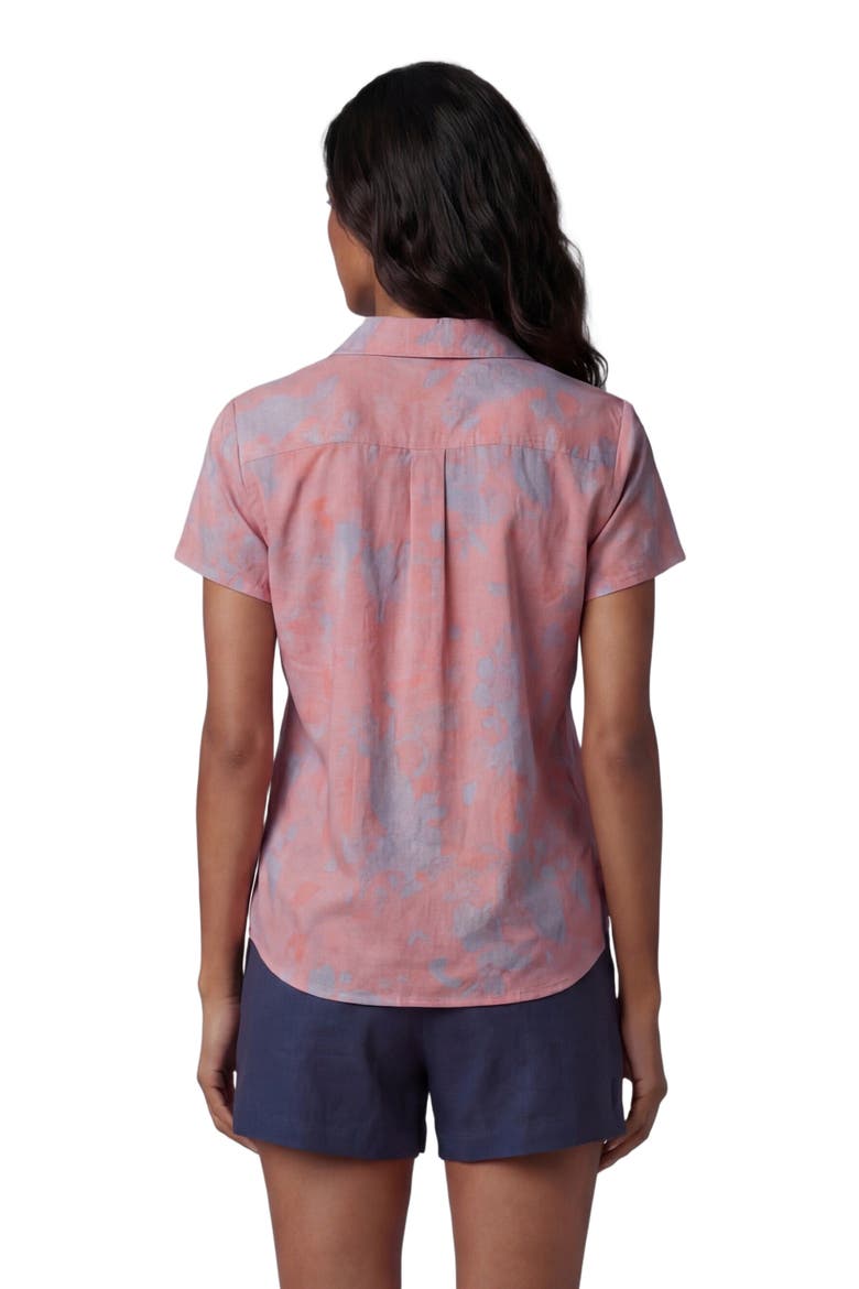Paisley Explosion Womens Printed Shirt, Alternate, color, PAISLEY EXPLOSION CORAL