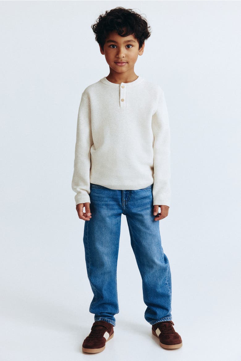 Finn Relaxed Fit Jeans, Alternate, color, Mid denim blue
