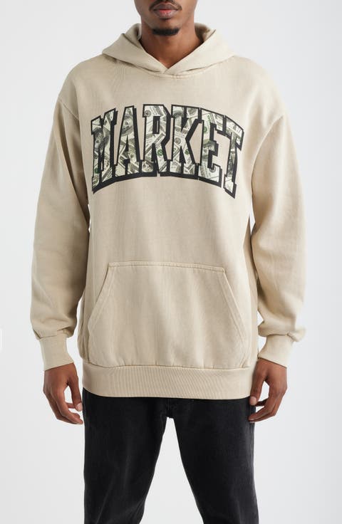 Money Arc Oversize Fleece Hoodie