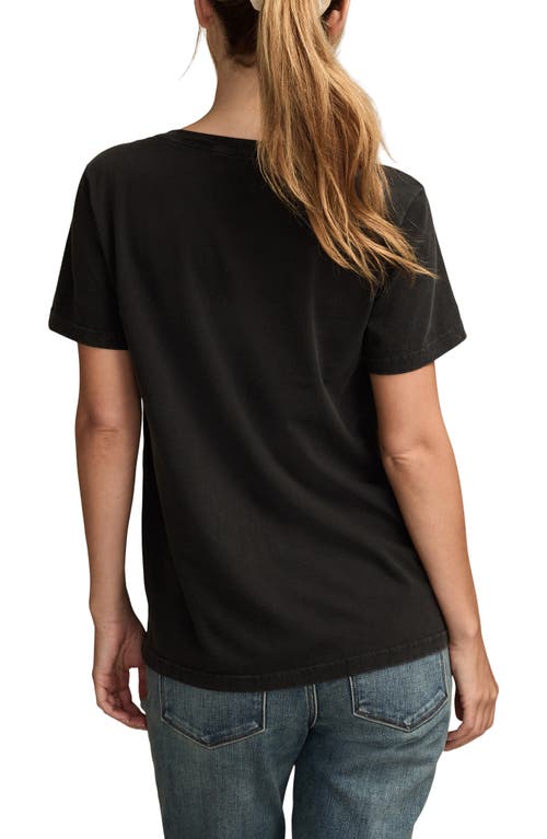 Lucky Brand Grateful Dead Santa Bear Cotton Graphic T-shirt In Black