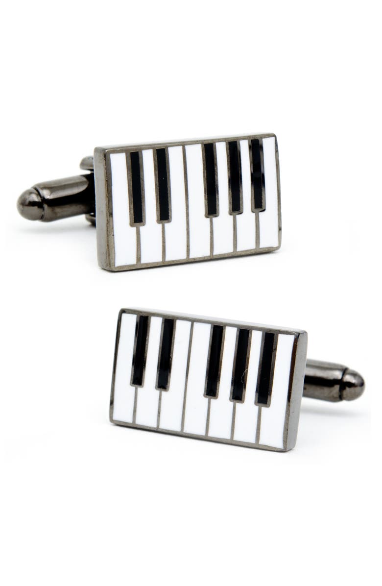 Cufflinks, Inc. Enamel Piano Cuff Lnks, Main, color, 