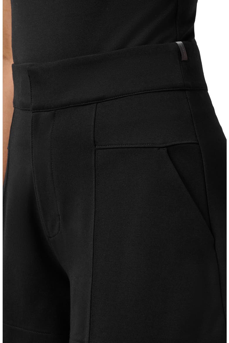 Friday Ponte Shorts, Alternate, color, BLACK