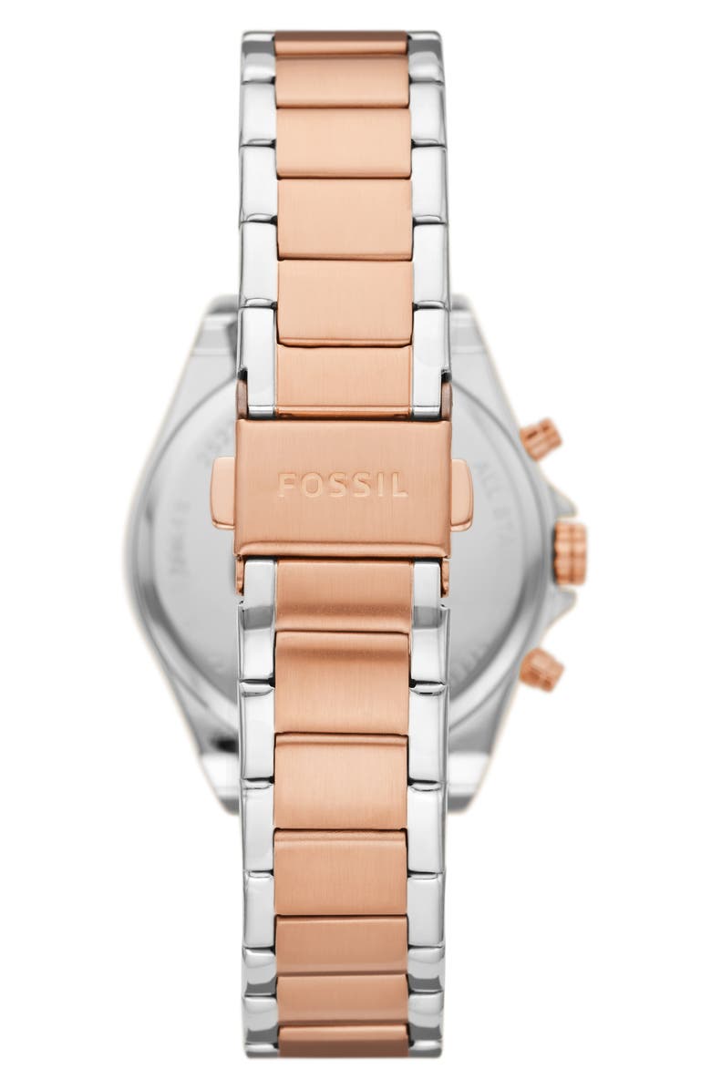 Fossil Modern Courier Chronograph Two-Tone Bracelet Watch, 36mm, Alternate, color,