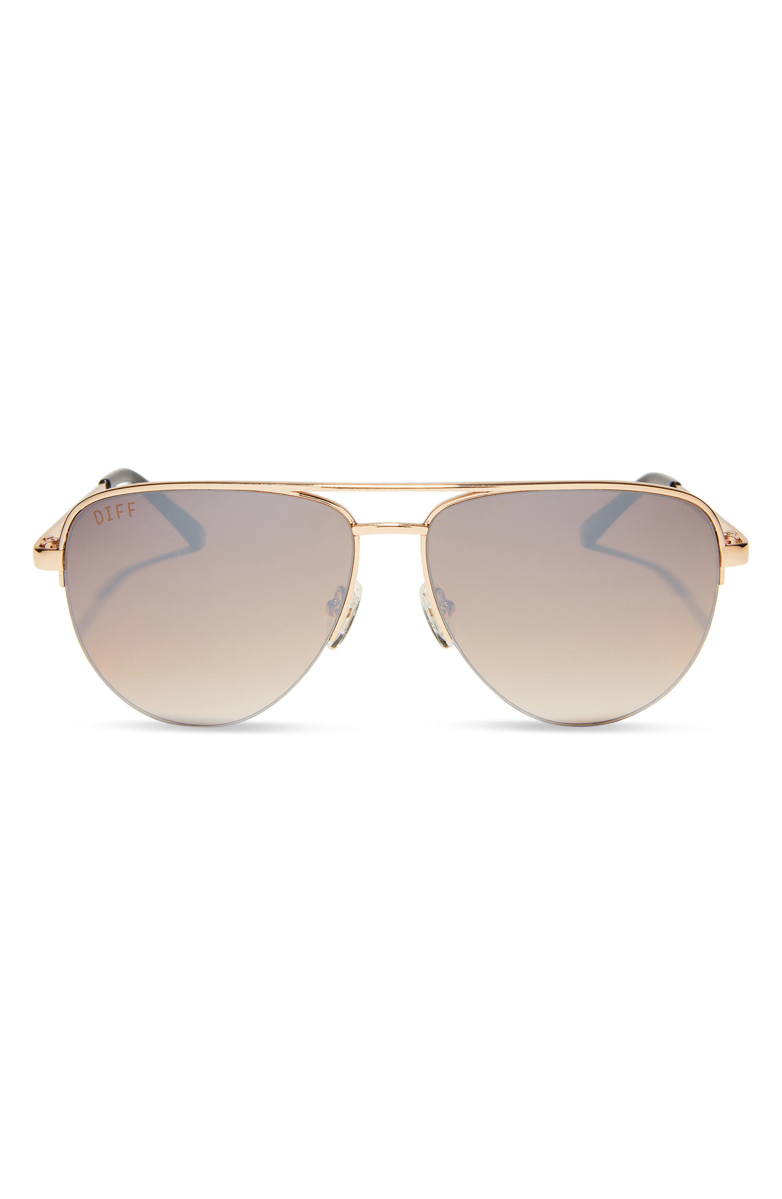 DIFF 59mm August Aviator Sunglasses