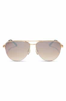 DIFF 59mm August Aviator Sunglasses