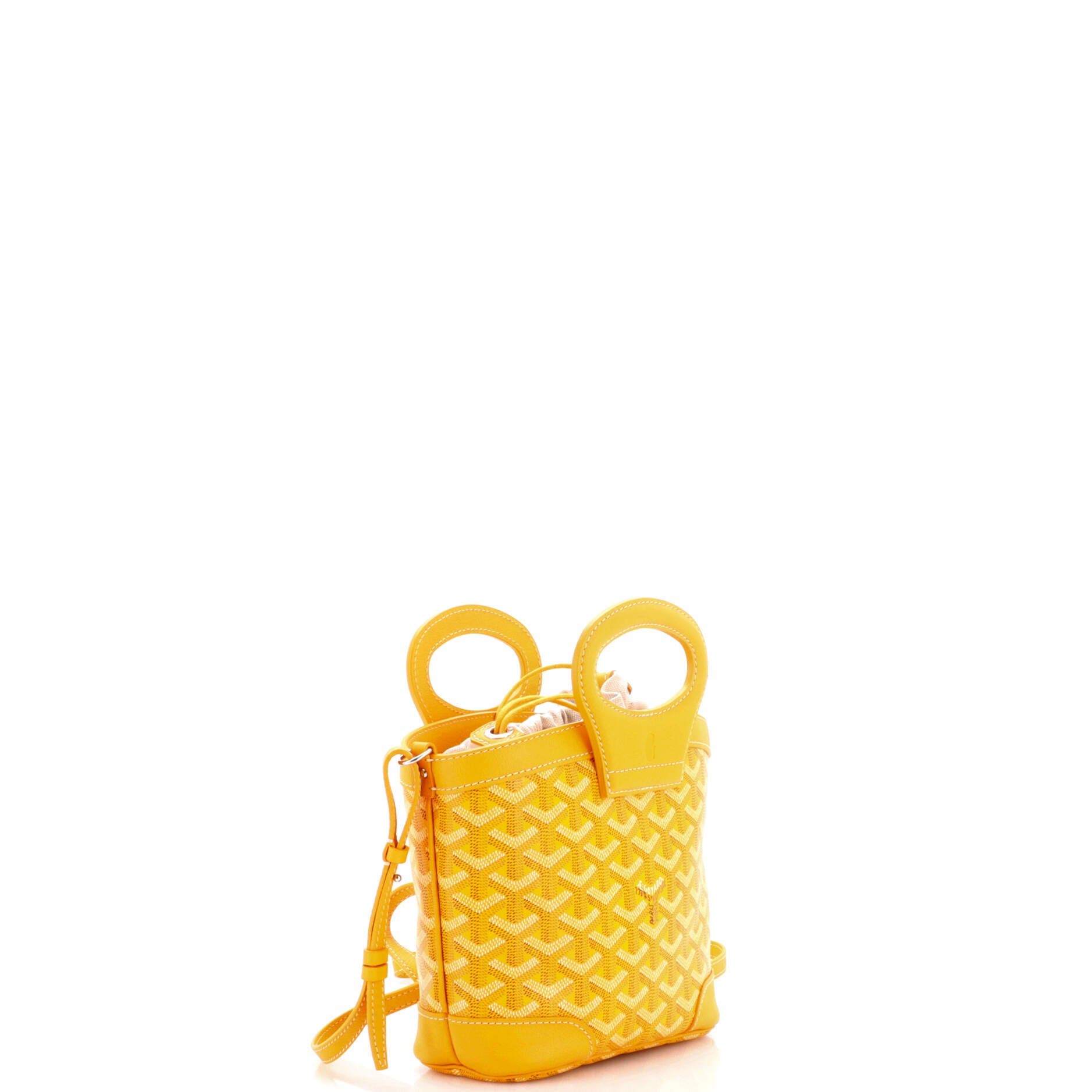 Pre-Owned Goyard Beluga Bag Coated Canvas Mini, Alternate, color, Yellow