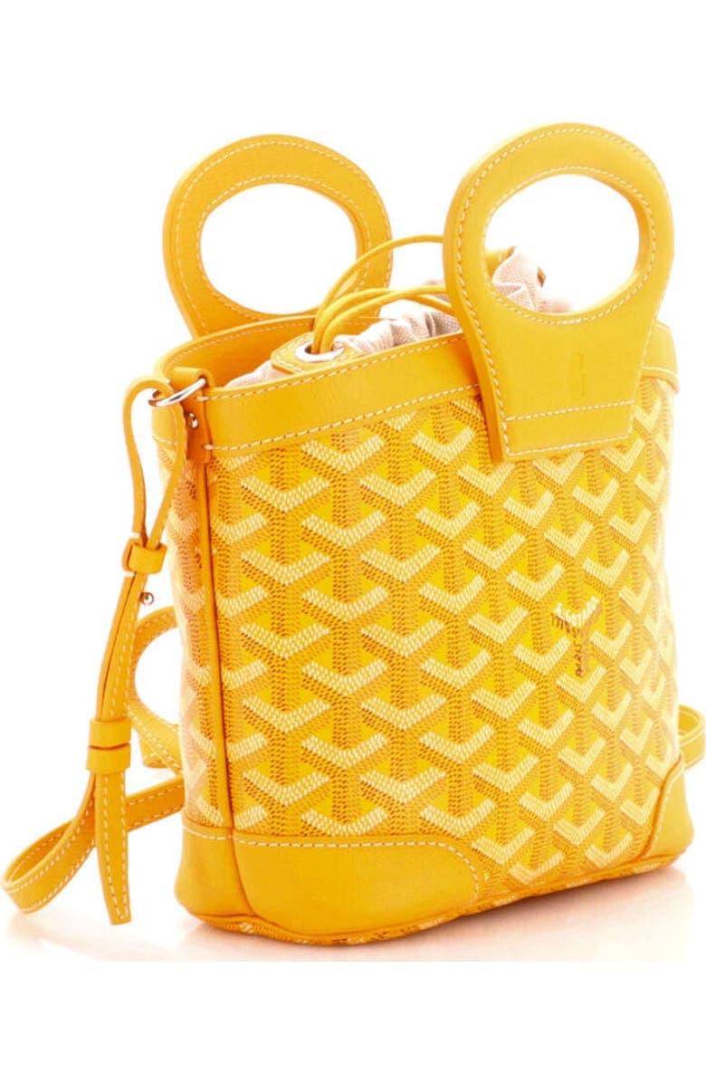 Pre-Owned Goyard Beluga Bag Coated Canvas Mini, Alternate, color, Yellow