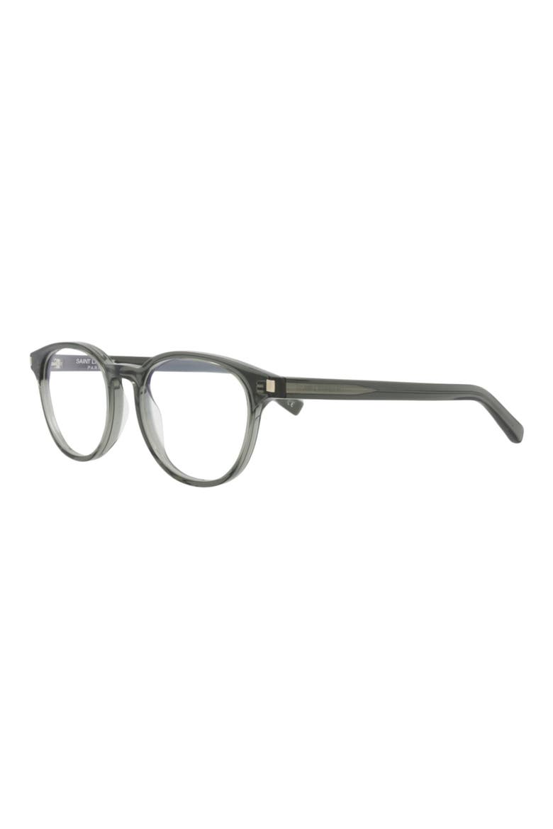 50mm Round Optical Glasses, Alternate, color, GREEN GREEN TRANSPARENT